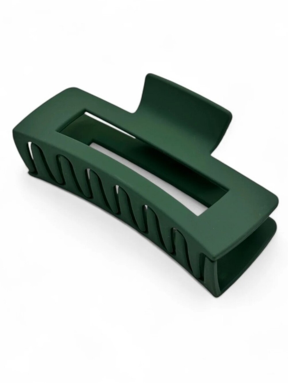 Matte Hair Claw Clip for Unisex - Stylish Grip Rectangle Frosted Hair Clip